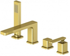 Timo Смеситель на борт ванны Torne 4330/17Y золото матовое – фотография-1